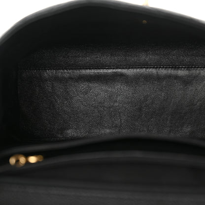 Chanel Caviar Quilted Jumbo Kelly Flap Black 11 of 14