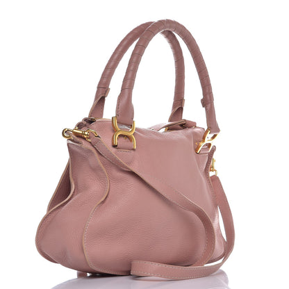 Chloe Calfskin Medium Marcie Satchel Anemone Pink 4 of 9