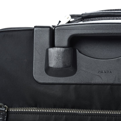 Prada Tessuto Nylon Saffiano Trolley Luggage Black 19 of 32