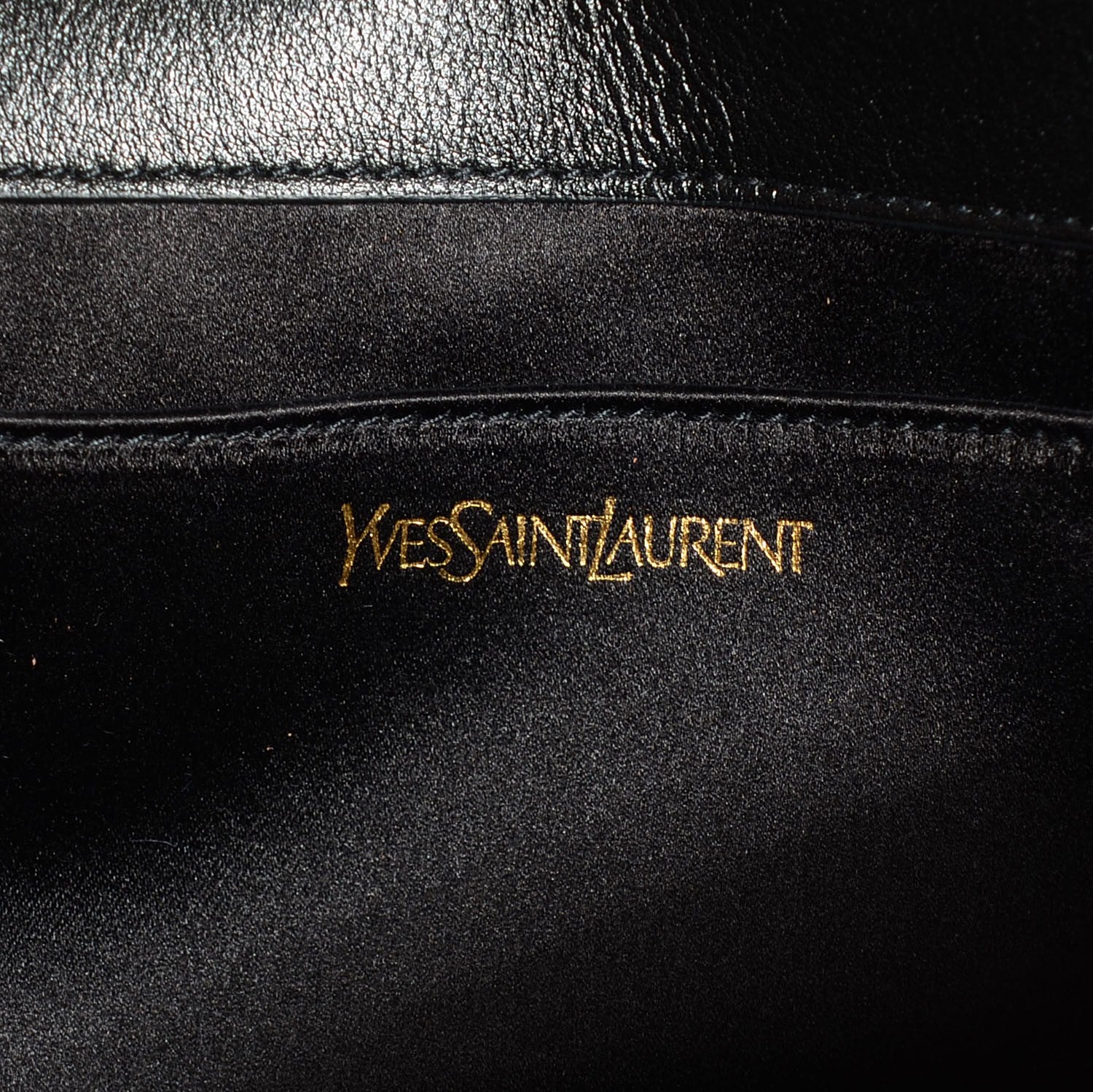 Saint Laurent Calfskin Monogram Large Belle De Jour Clutch Black 6 of 7