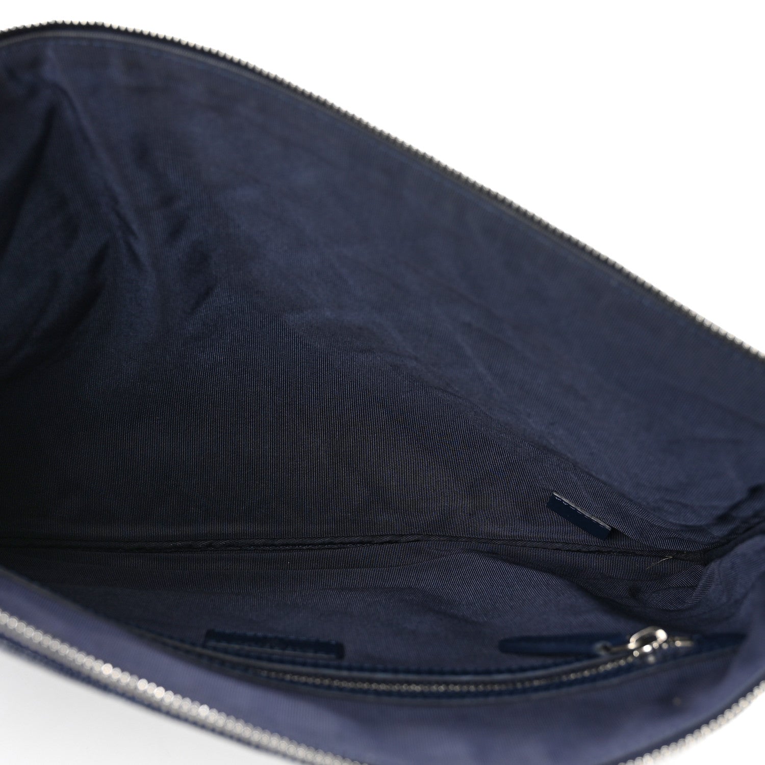 Chanel Caviar Quilted Large Cosmetic Case Navy 5 of 8