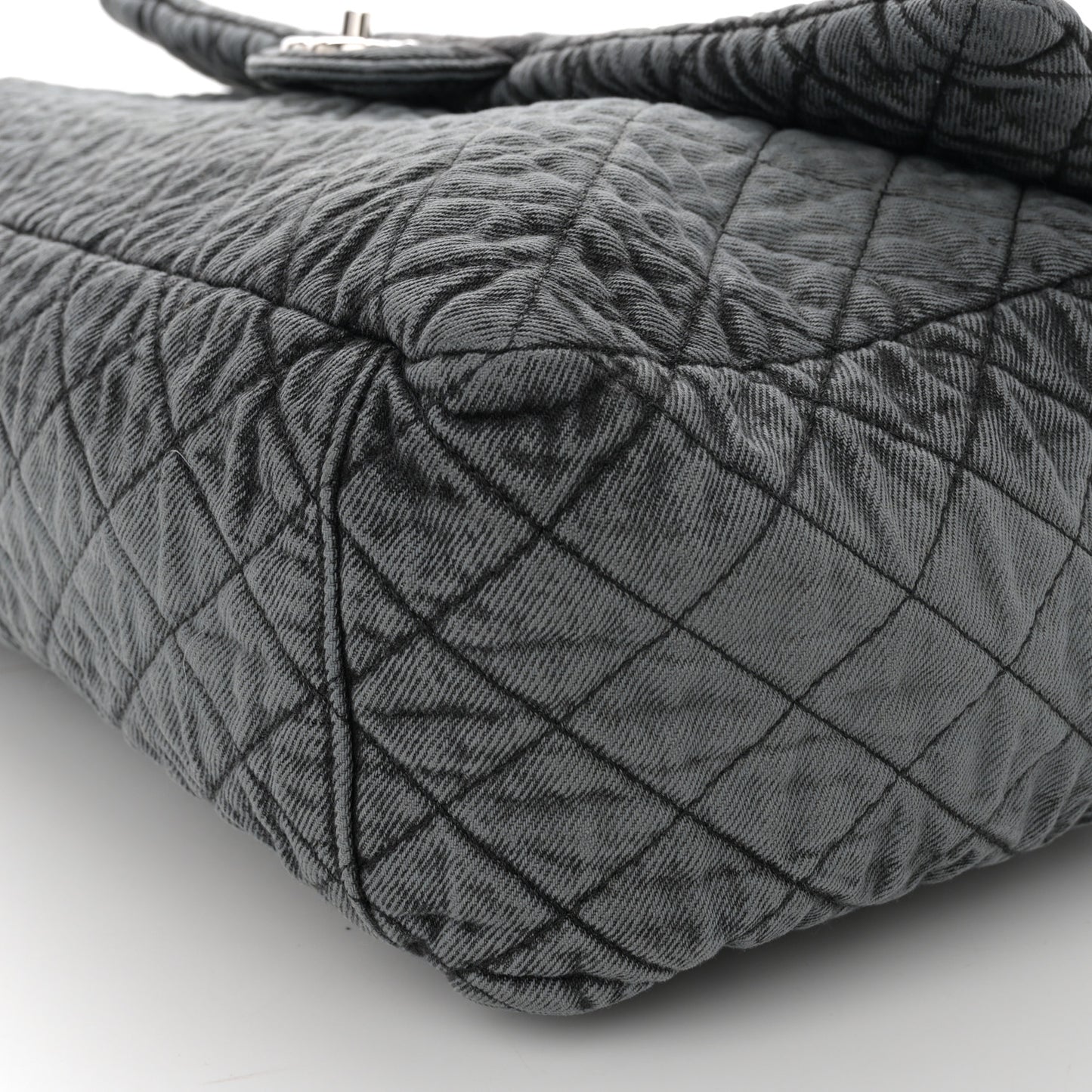 Denim Quilted Denimpression XXL Flap Grey Black