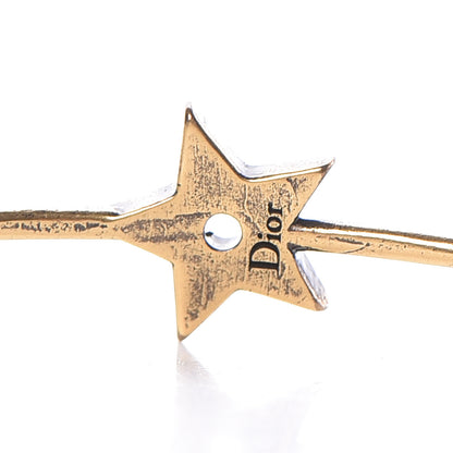 Christian Dior Metal J'Adior Hoop Earrings Aged Gold 3 of 5