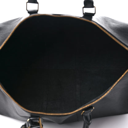 Louis Vuitton Epi Keepall 55 Black 4 of 16