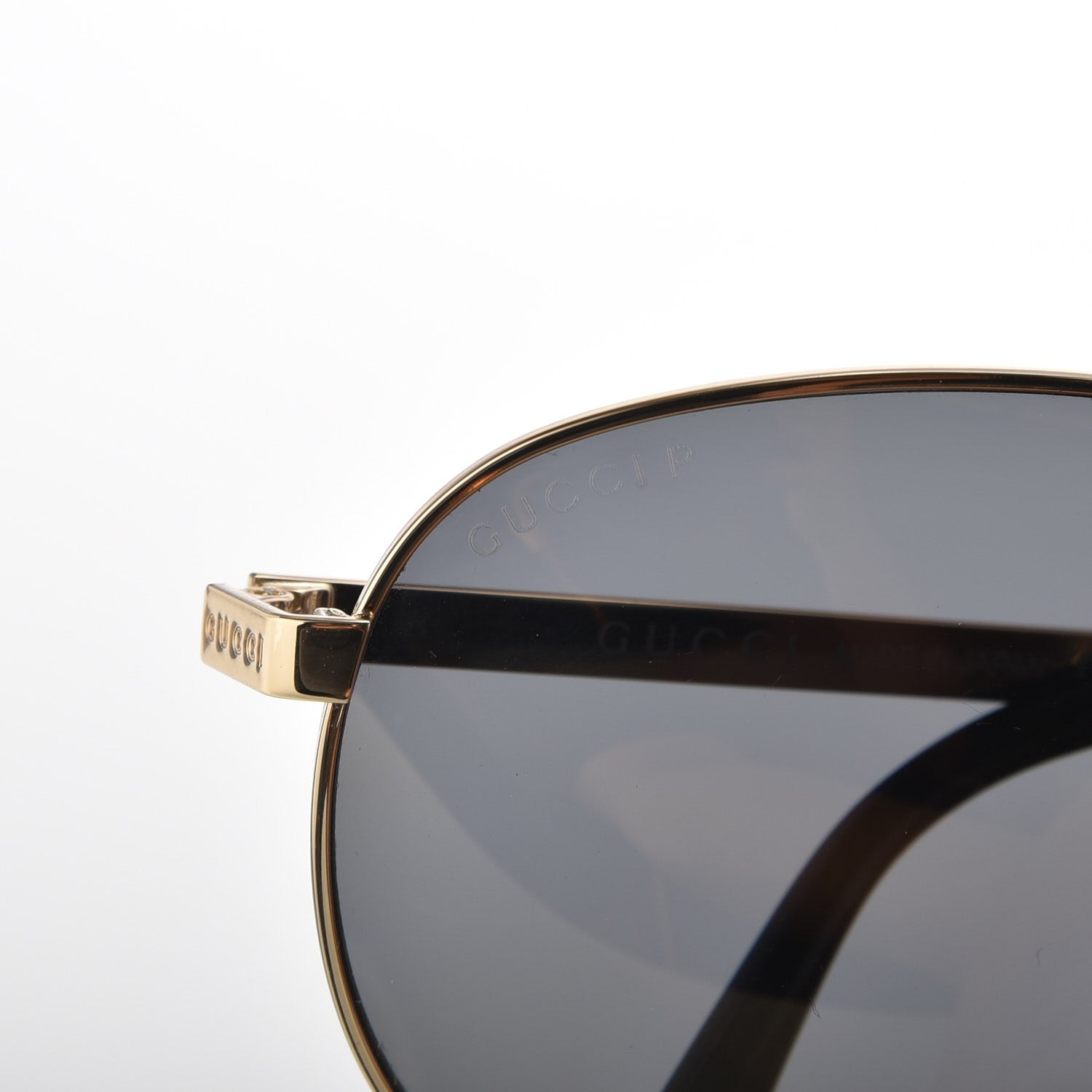 Gucci Aviator Sunglasses GG0237S Gold 9 of 9