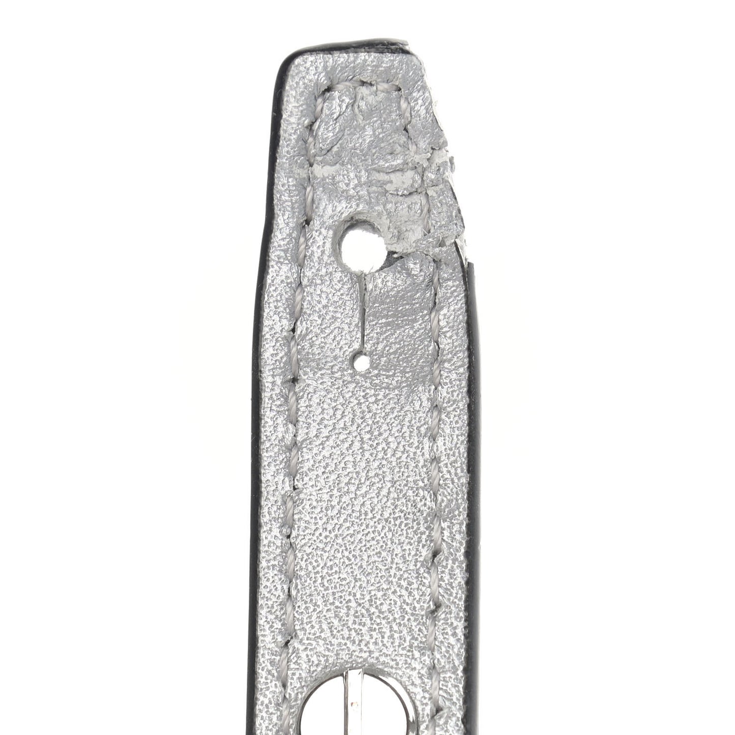 Metallic Visetos Studded X-Mini Bebe Boo Backpack Silver