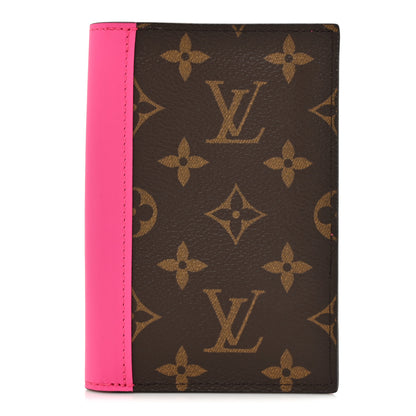 Louis Vuitton Monogram Macassar Passport Cover Fuchsia 1 of 9