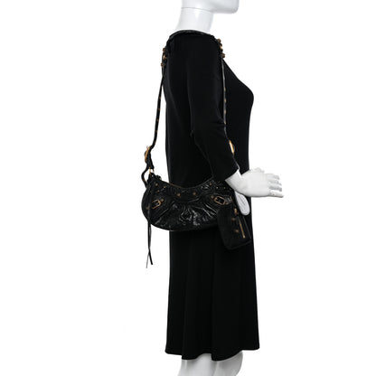 Balenciaga Agneau Arena Le Cagole Shoulder Bag XS Black 2 of 10