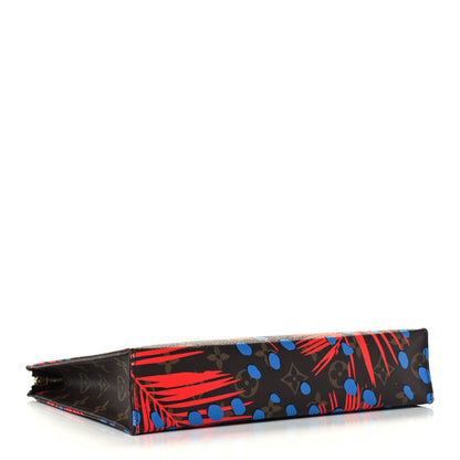 Louis Vuitton Monogram Jungle Dots Toiletry Pouch 26 Coquelicot Denim 4 of 9