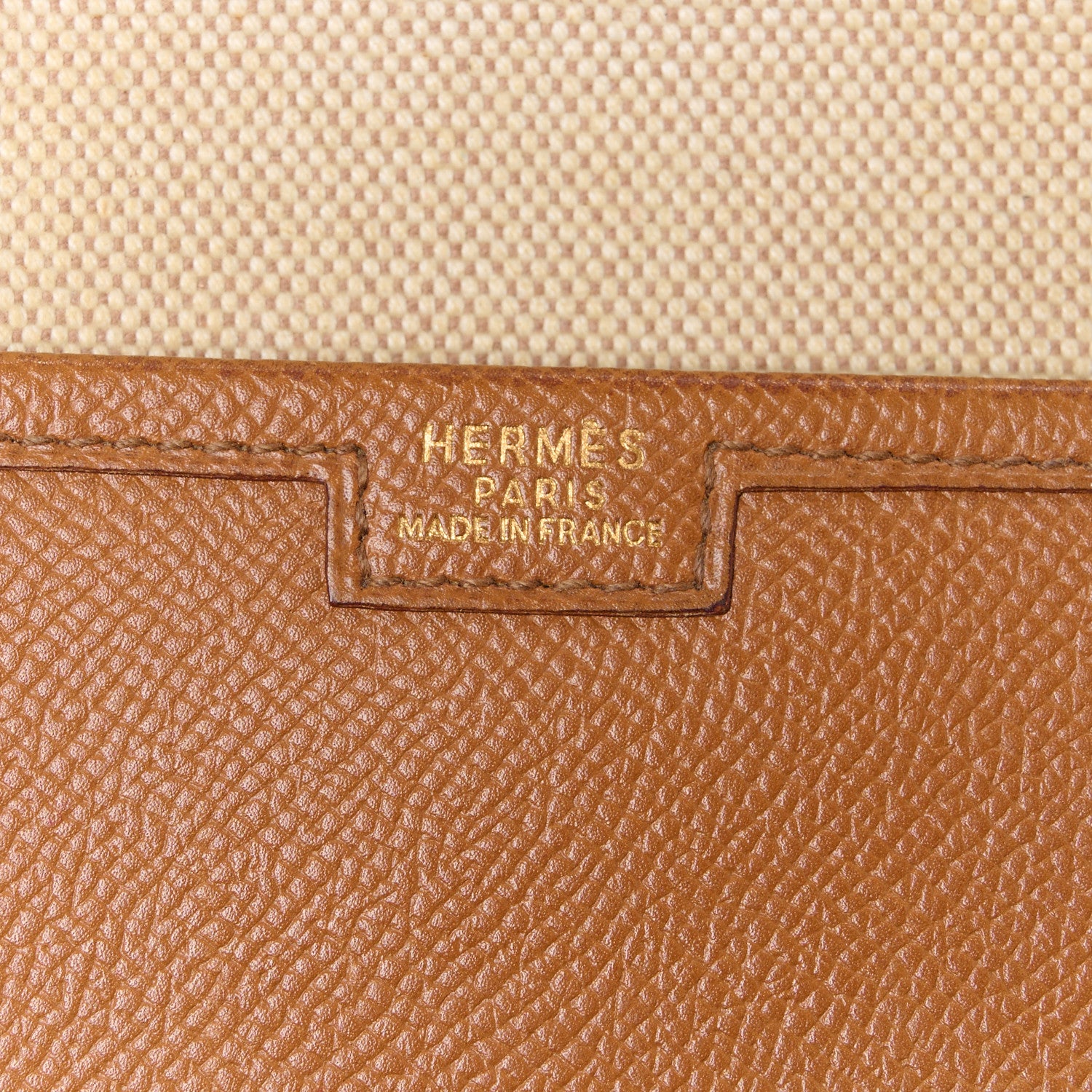 Hermes Courchevel Jige PM Clutch Gold 6 of 15