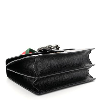 Gucci Dollar Calfskin Crystal Web Medium Dionysus Bamboo Top Handle Bag Black Black Diamond 4 of 13