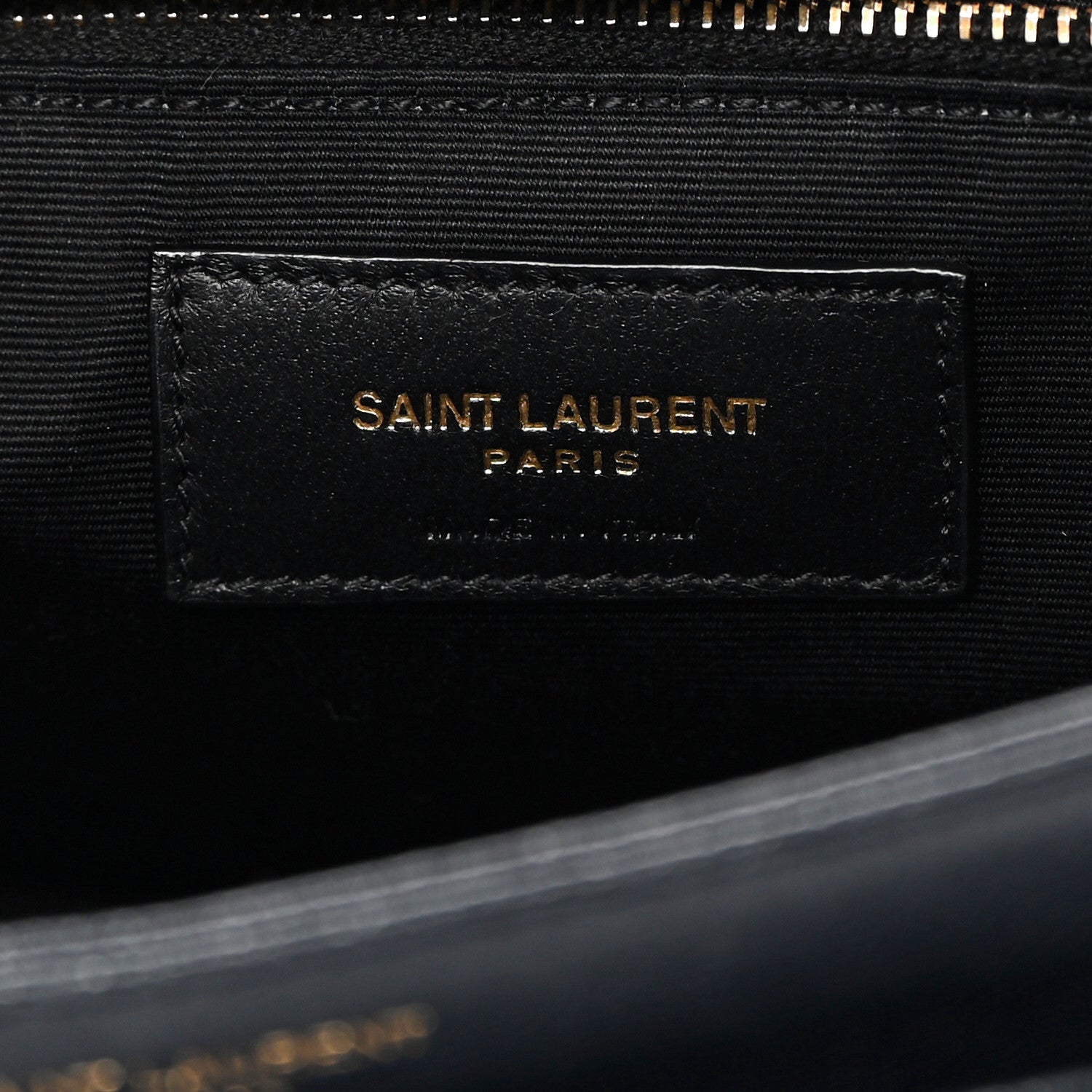 Saint Laurent Lambskin Quilted Mini Becky Chain Bag Navy 6 of 14
