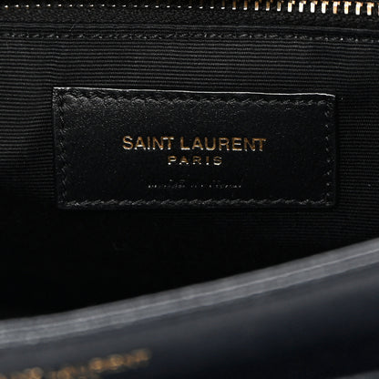 Saint Laurent Lambskin Quilted Mini Becky Chain Bag Navy 6 of 14