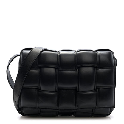 Bottega Veneta Nappa Maxi Intreccio Padded Cassette Crossbody Bag Black 1 of 9