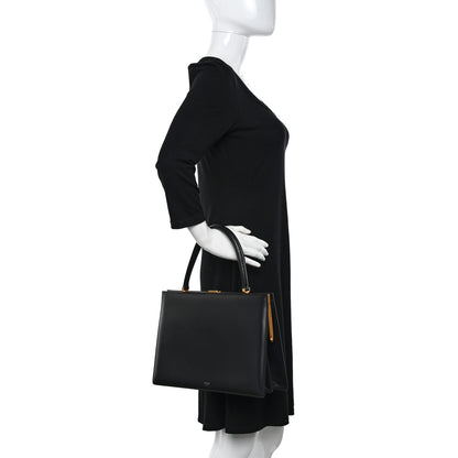 Celine Box Calfskin Medium Clasp Bag Black 2 of 17