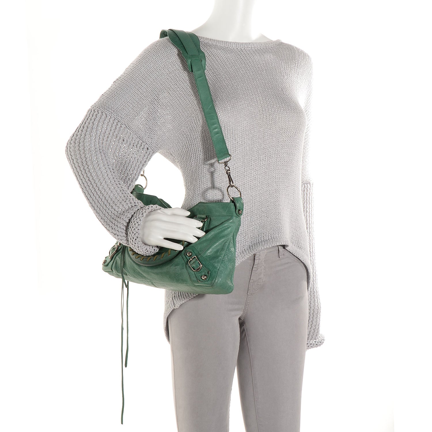 Balenciaga Chevre First Emeraude 2 of 11
