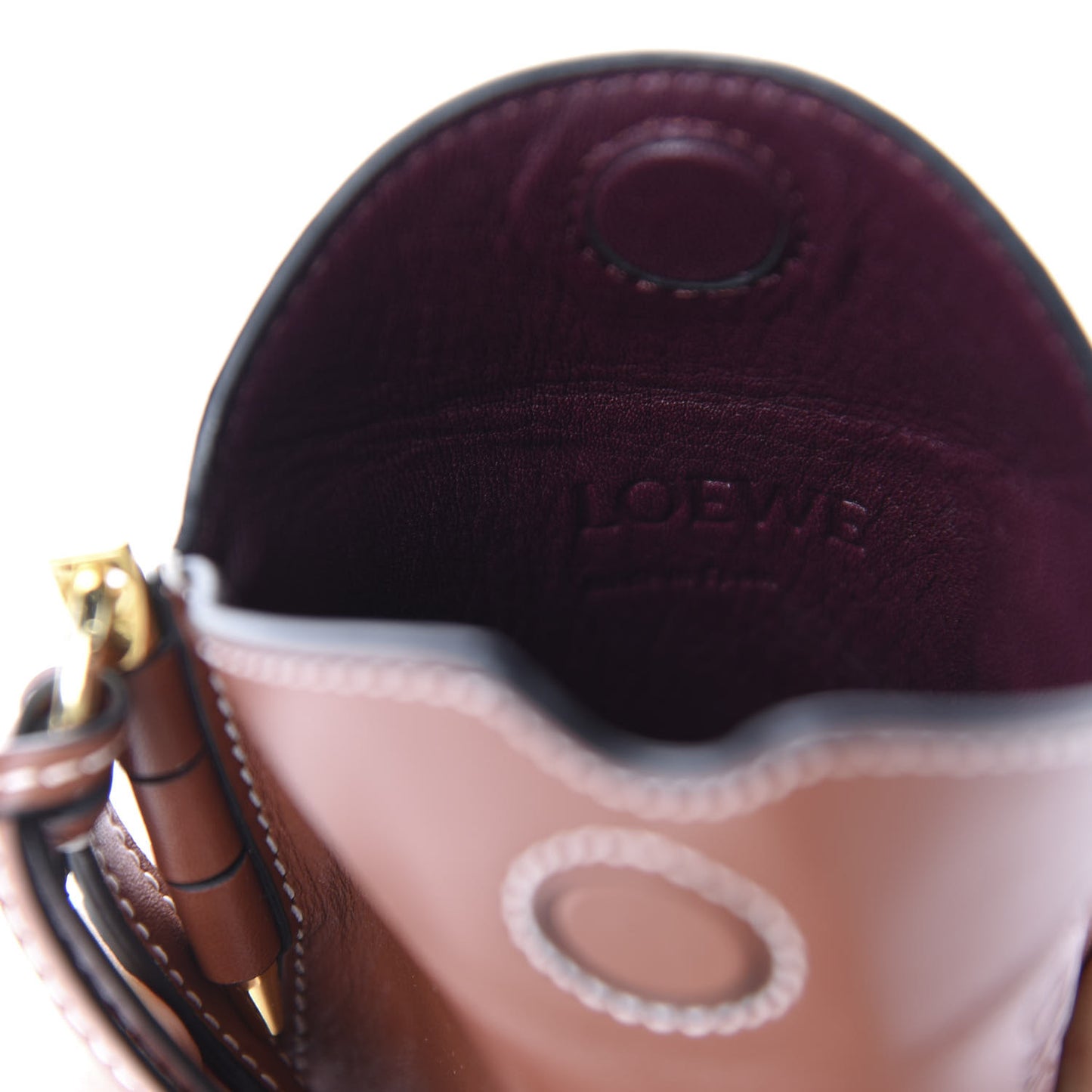 Smooth Calfskin Gate Pocket Rust
