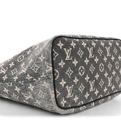 Louis Vuitton Denim Monogram Jacquard Neverfull MM  Grey 8 of 13