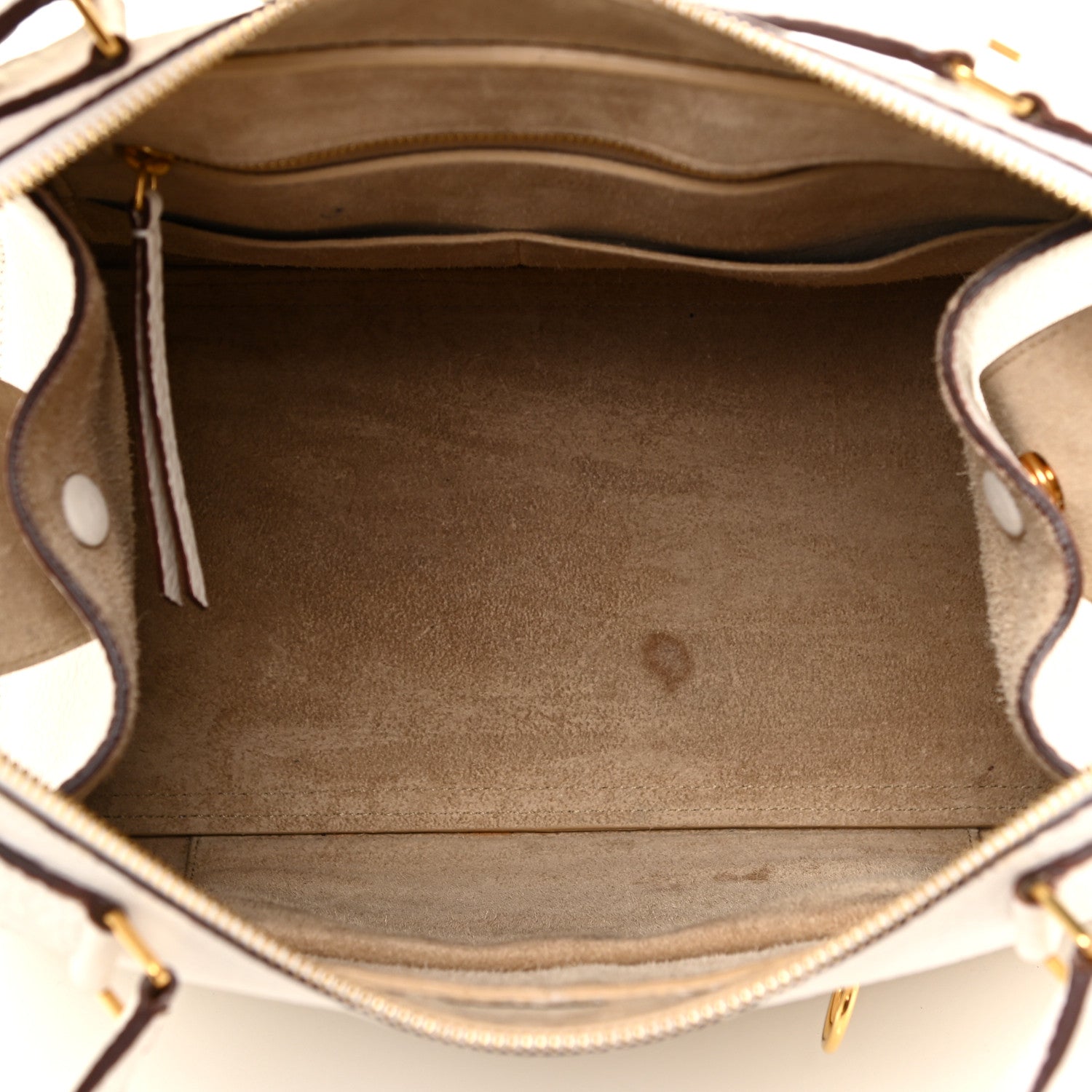Celine Bullhide Calfskin Medium Ring Bag White 5 of 22