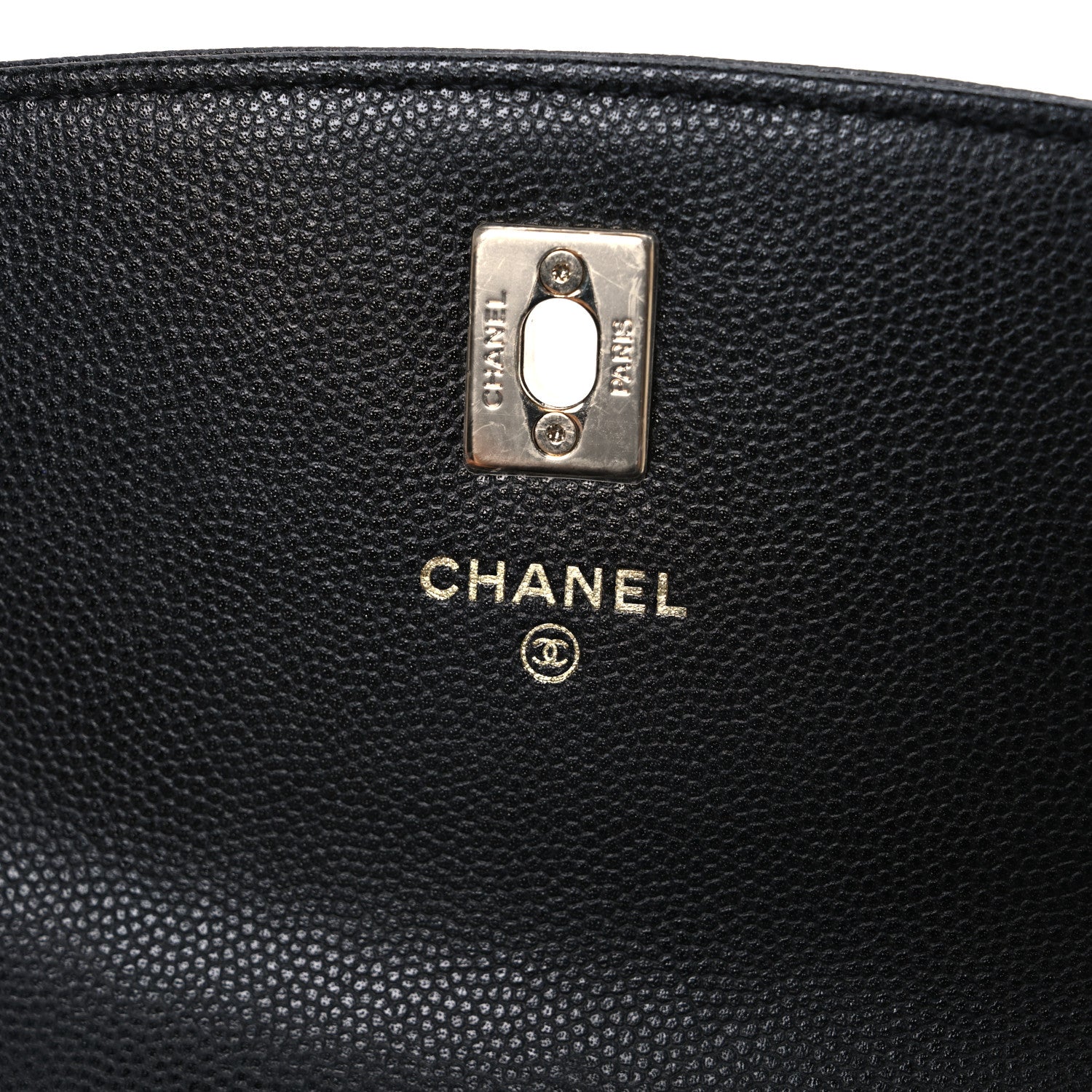 Chanel Caviar Quilted Trendy Handle Clutch With Chain Black 6 of 11