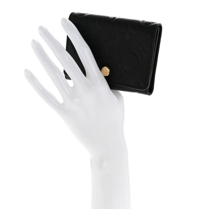 Louis Vuitton Empreinte Business Card Holder Black 2 of 8