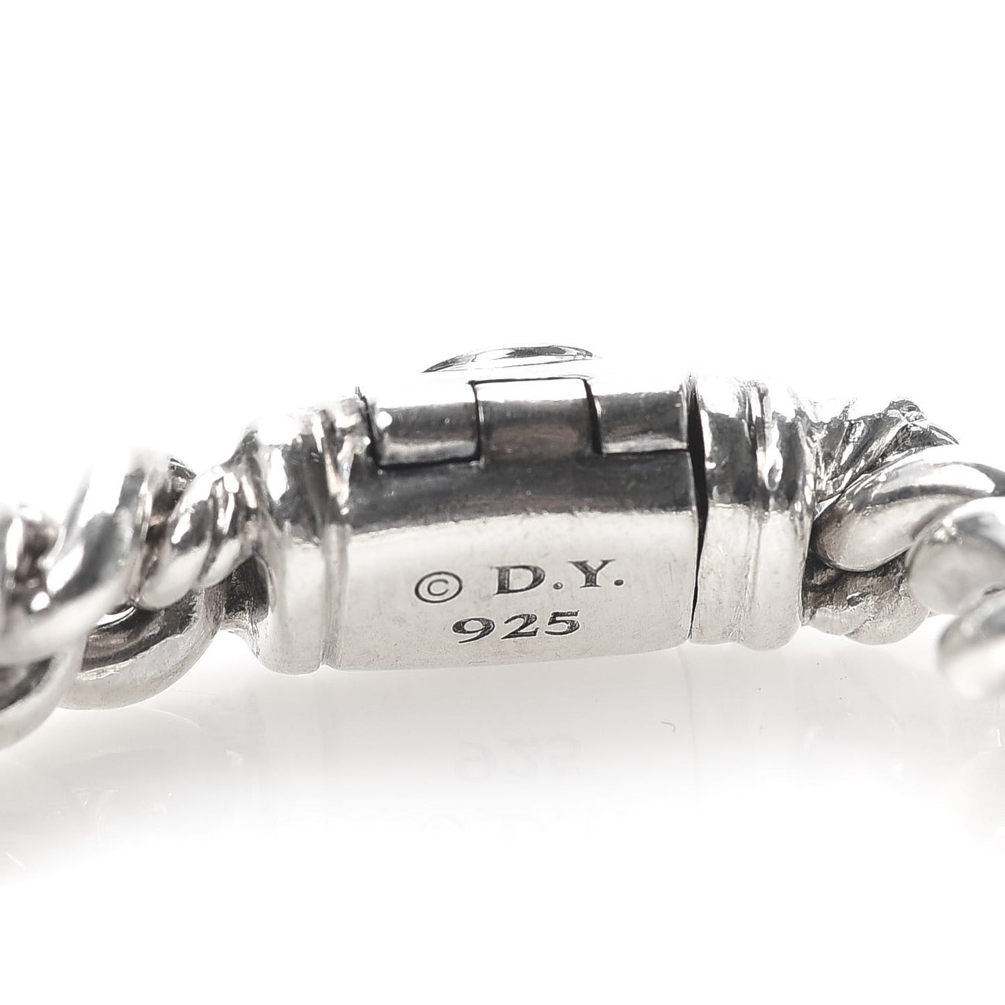 Sterling Silver Diamond 7mm Petite Pave Curb Link ID Bracelet