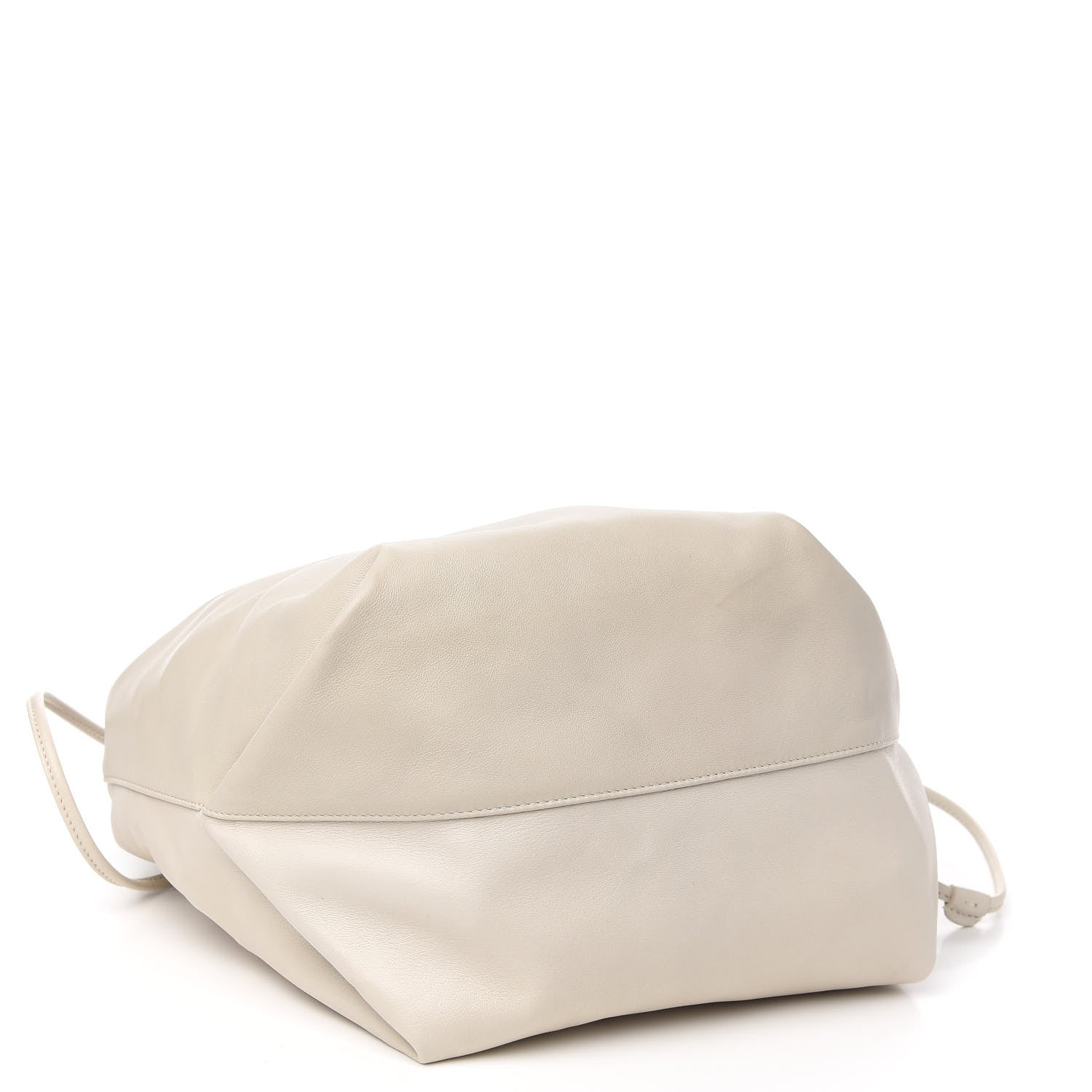 Saint Laurent Lambskin Teddy Drawstring Bag Crema Soft 4 of 10