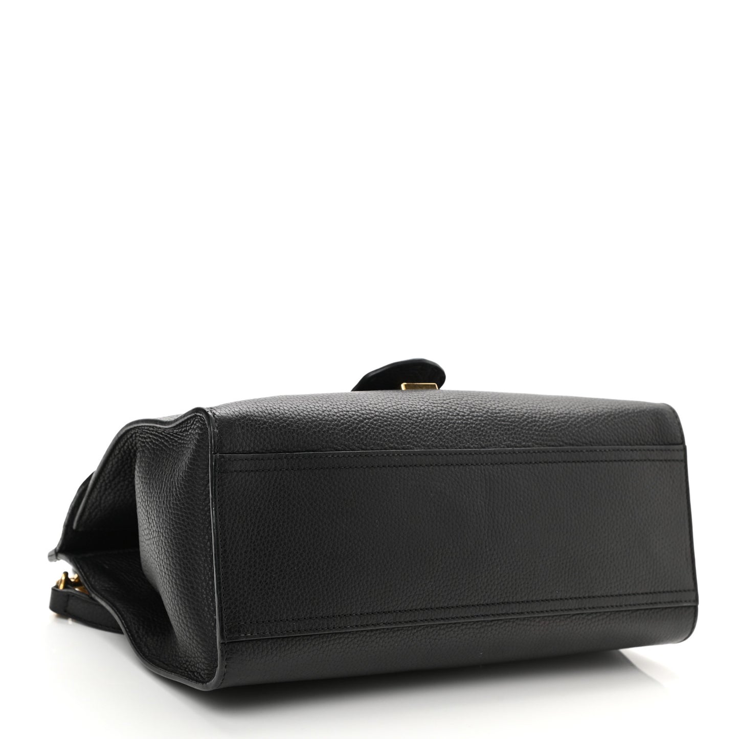 Calfskin Small GG Marmont Top Handle Bag Black