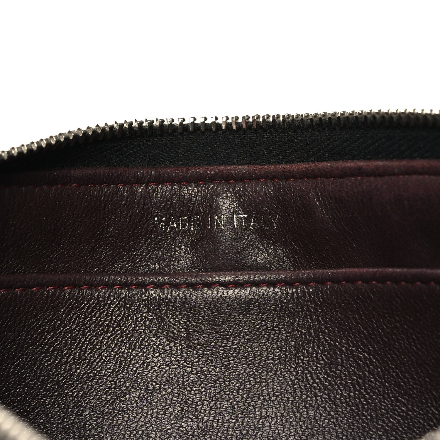 Chanel Lambskin Quilted Zip Pouch Black 7 of 12
