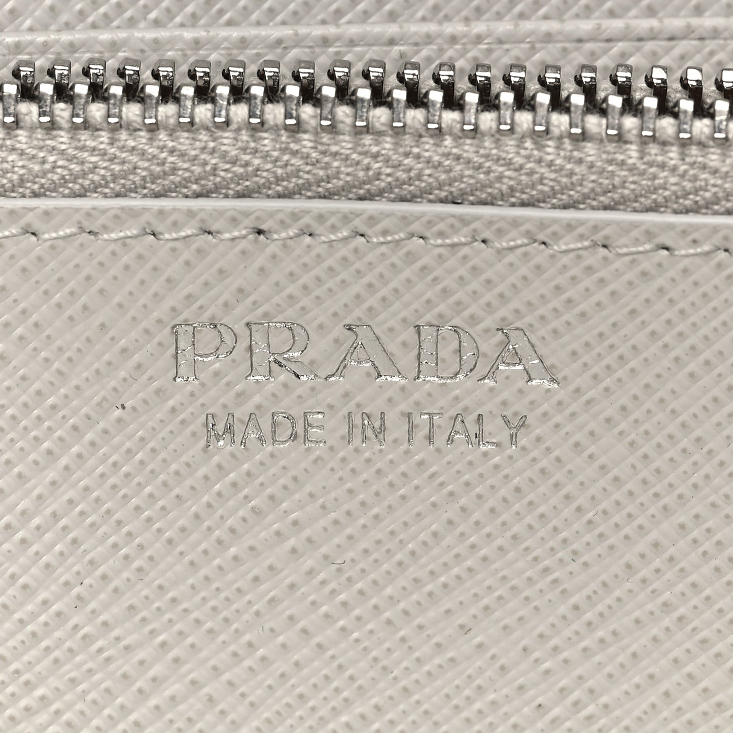 Saffiano Metal Zip Around Wallet Talco