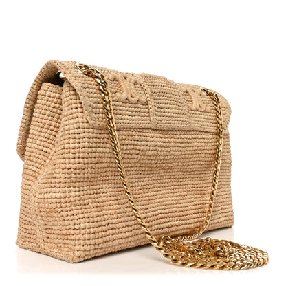 Celine Raffia Triomphe Medium Victoire Natural 3 of 9