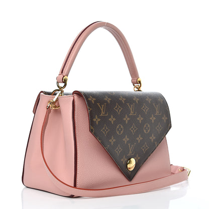 Louis Vuitton Grained Calfskin Monogram Double V Rose Poudre 3 of 10