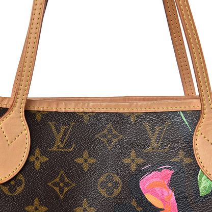 Louis Vuitton Monogram Roses Neverfull MM 16 of 20