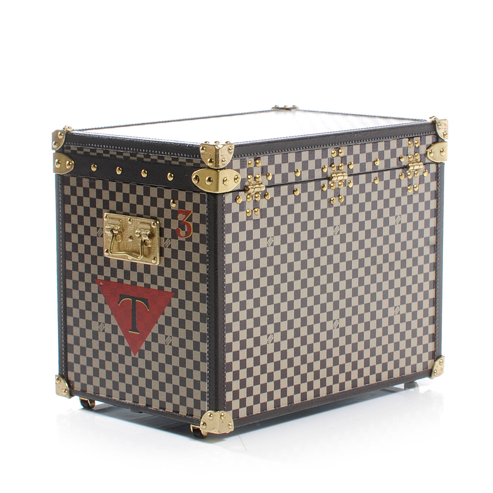 Louis Vuitton Damier 1895 Ladies Hat Trunk Mini Malle Chapeaux Jewelry Box VIP 2 of 6