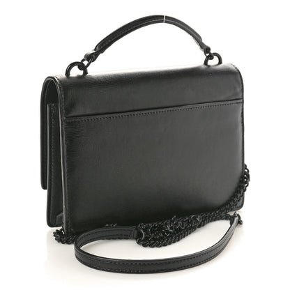 Saint Laurent Calfskin Monogram Sunset Chain Wallet Black 2 of 11