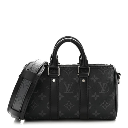 Louis Vuitton Reverse Monogram Eclipse Keepall XS Black 1 of 10