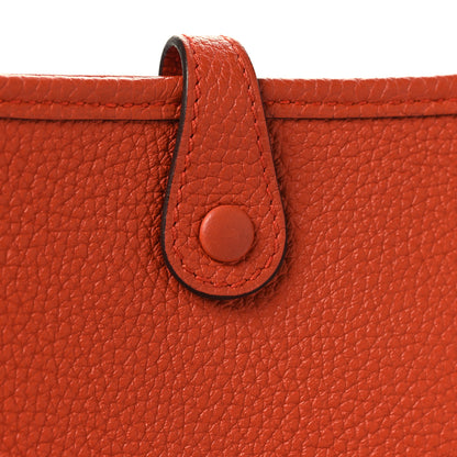 Hermes Taurillon Clemence Amazone Evelyne Terre Battue Cuivre 11 of 12