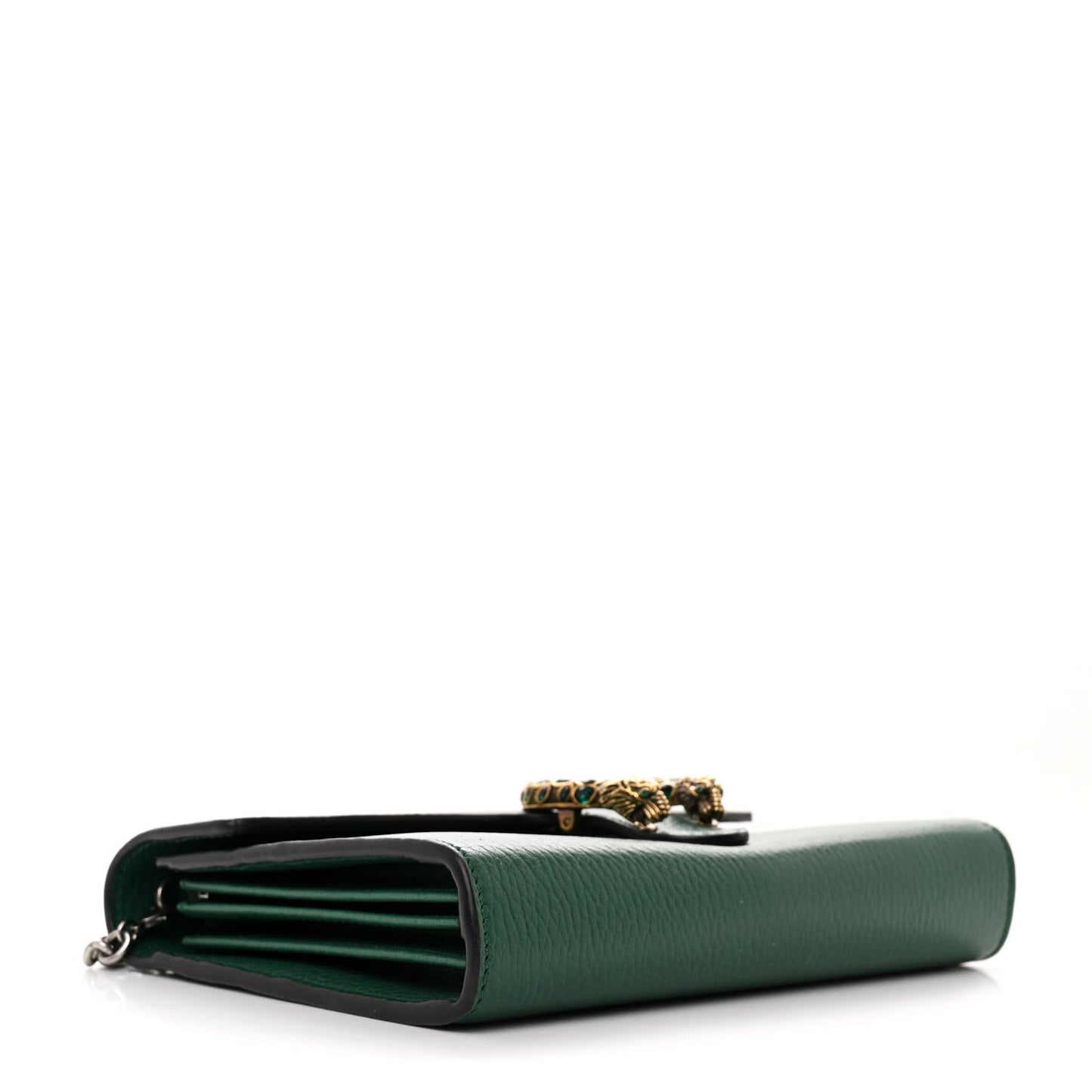Calfskin Mini Dionysus Chain Wallet Emerald