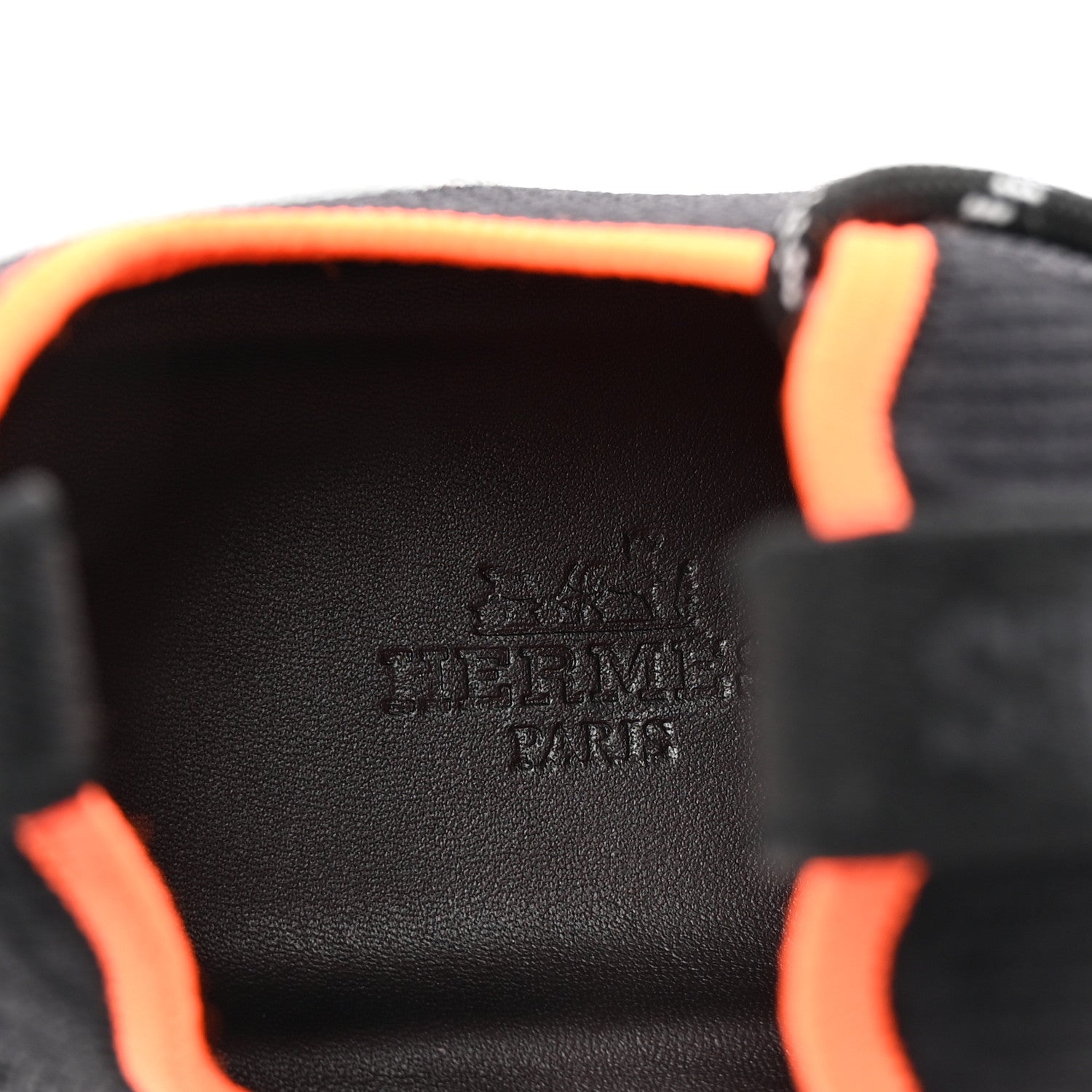 Hermes Technical Canvas Calfskin Womens Duel Sneakers 36.5 White Black 8 of 9