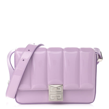 Givenchy Patent 4G Medium Padded Crossbody Bag Lilac 1 of 10
