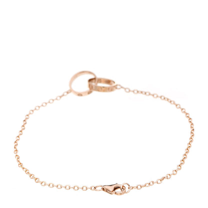 Cartier 18K Pink Gold Interlocking LOVE Bracelet 3 of 7
