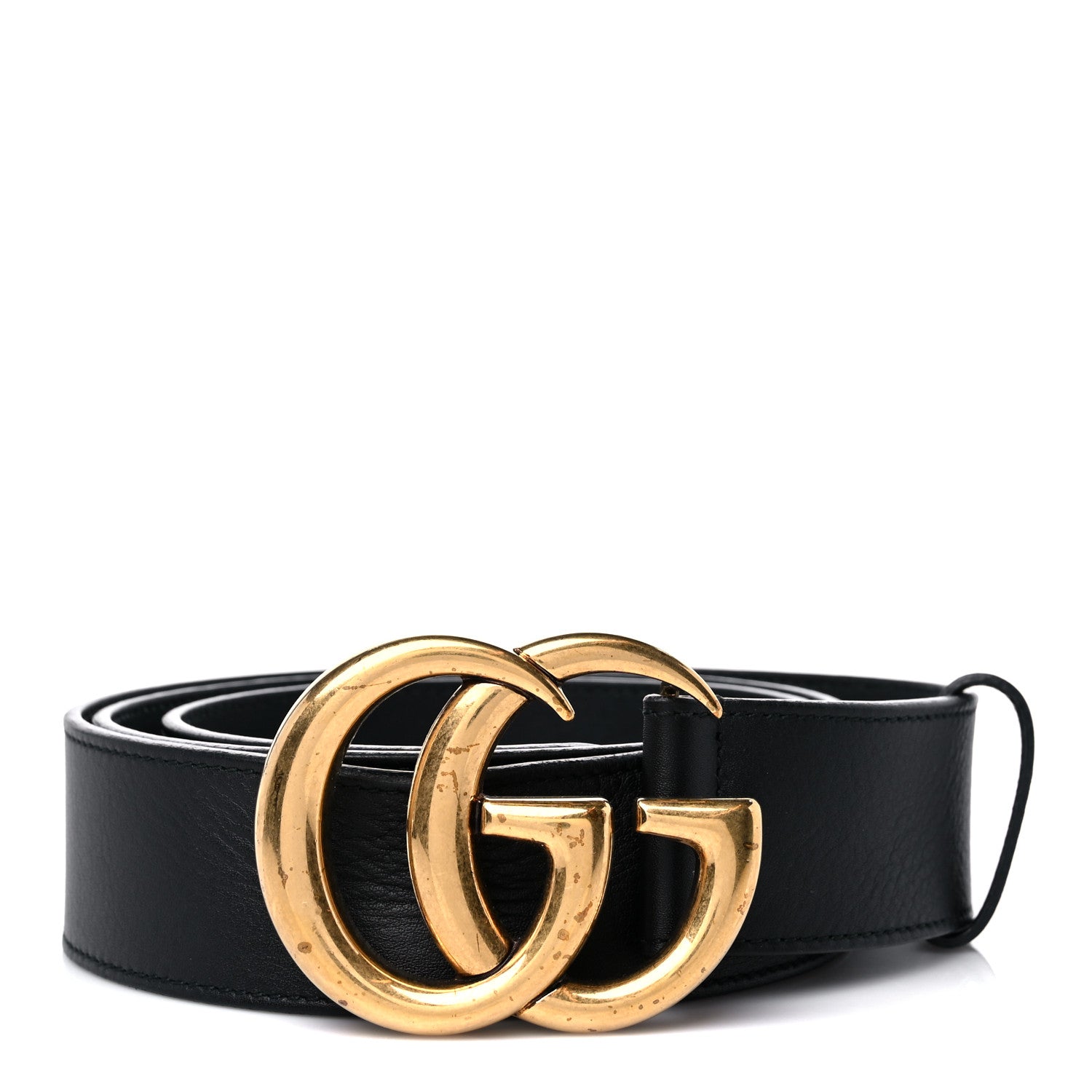 Gucci Moon Calfskin Double G 40mm Belt 105 42 Black 1 of 8