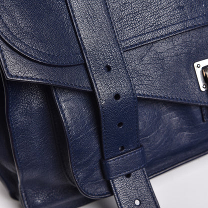 Proenza Schouler Lambskin Medium PS1 Satchel Indigo 11 of 13