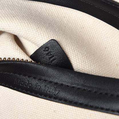 Celine Cotton Canvas Medium Phantom Luggage White 8 of 9