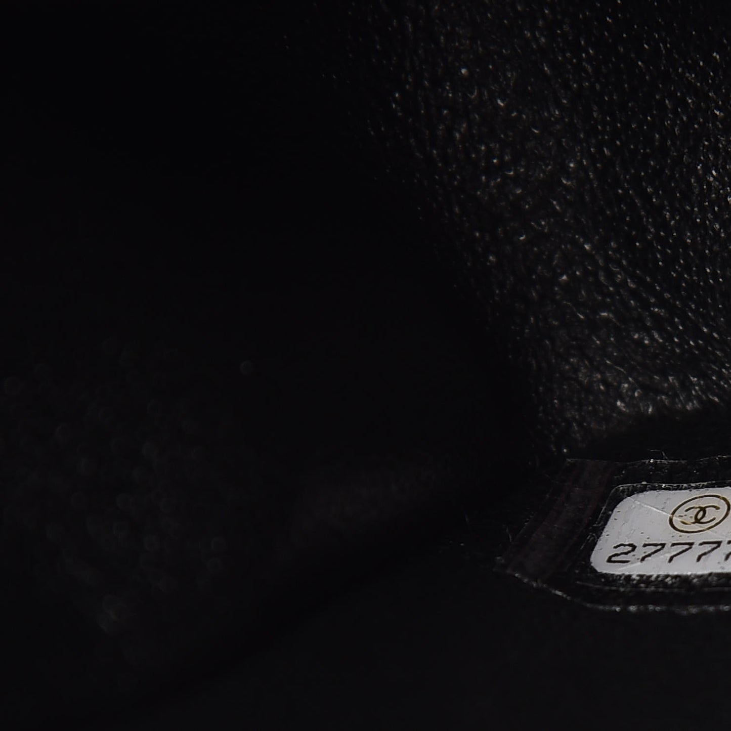Lambskin Quilted Mini Rectangular Flap Black