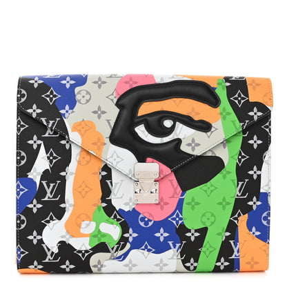 Louis Vuitton Monogram Portrait Mark Folder Laptop Sleeve Multicolor 1 of 8