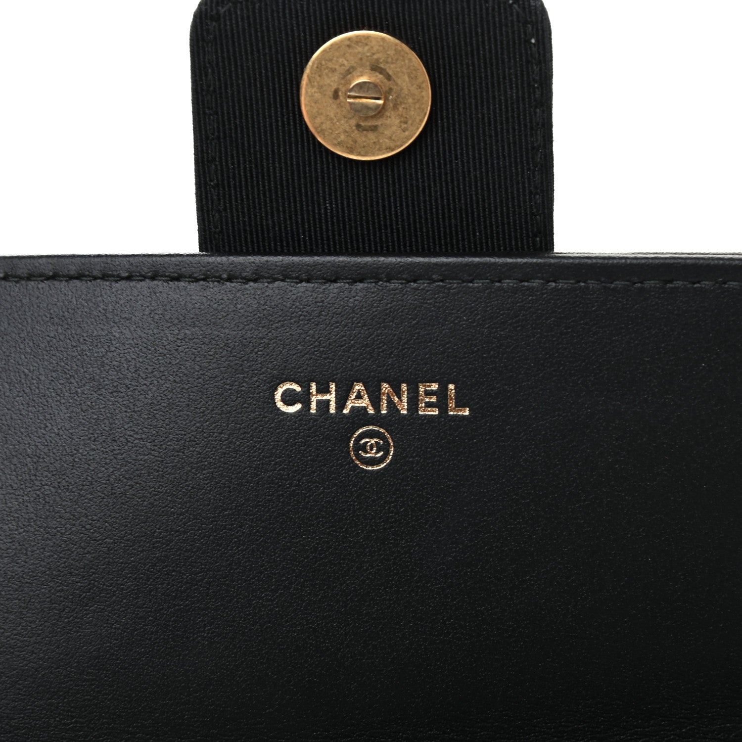 Chanel Lambskin Quilted Elegant CC Long Wallet Black 6 of 8
