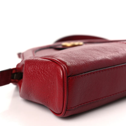 Gucci Piuma Lux Calfskin Small Re(Belle) Crossbody Bag Romantic Cerise 8 of 9