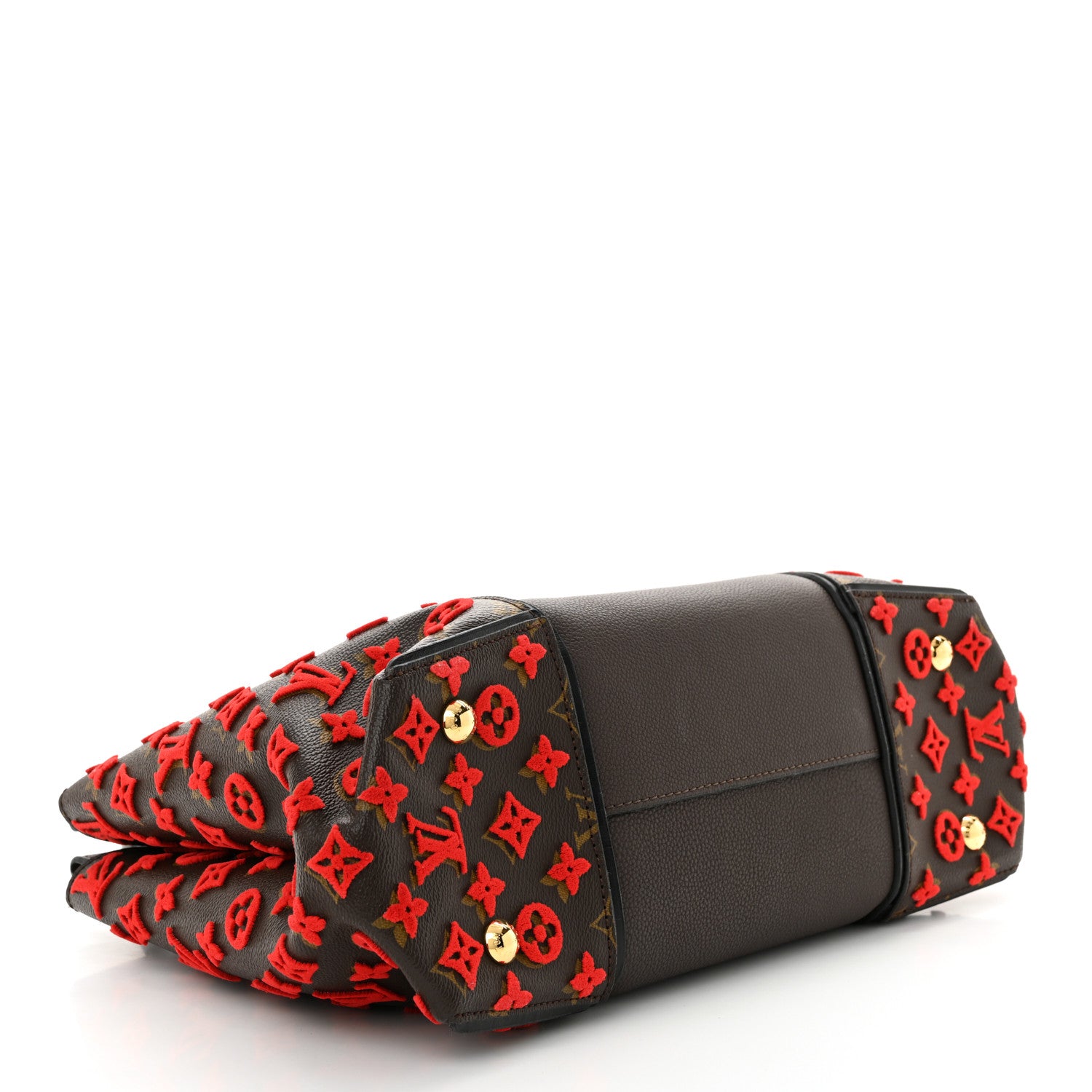Louis Vuitton Veau Cachemire Tote W PM Chocolate 4 of 11