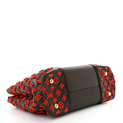 Louis Vuitton Veau Cachemire Tote W PM Chocolate 4 of 11